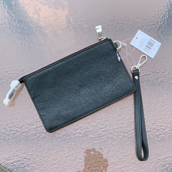 Michael Kors Wristlet (NWT) Black Shimmer Pebble Leather (RARE find, Vintage) - Picture 2 of 4